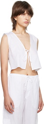 LESET White Yoko Camisole