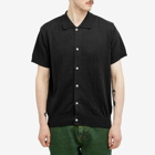 Polar Skate Co. Men's Miles Short Sleeve Cardigan in Black