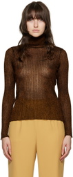 Maiden Name SSENSE Exclusive Bronze Karri Turtleneck