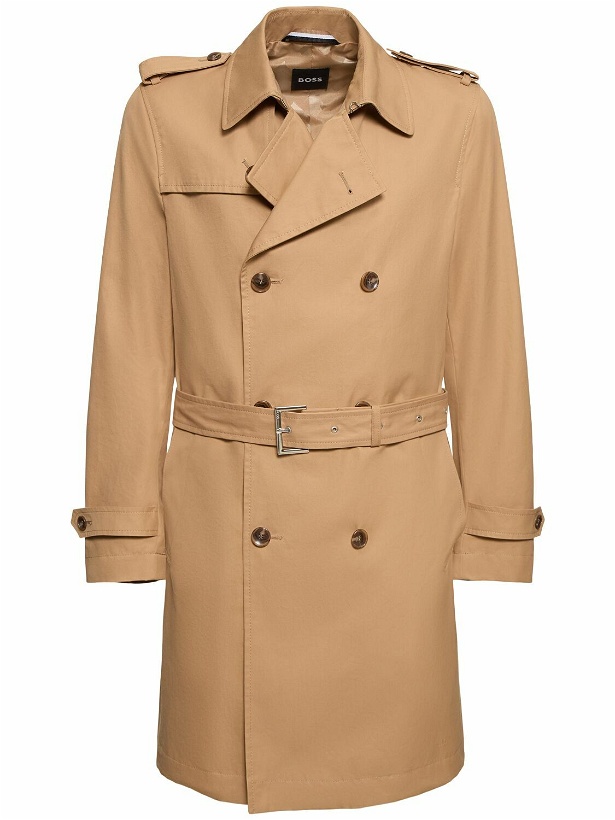 Photo: BOSS - H-hyde Cotton Trench Coat