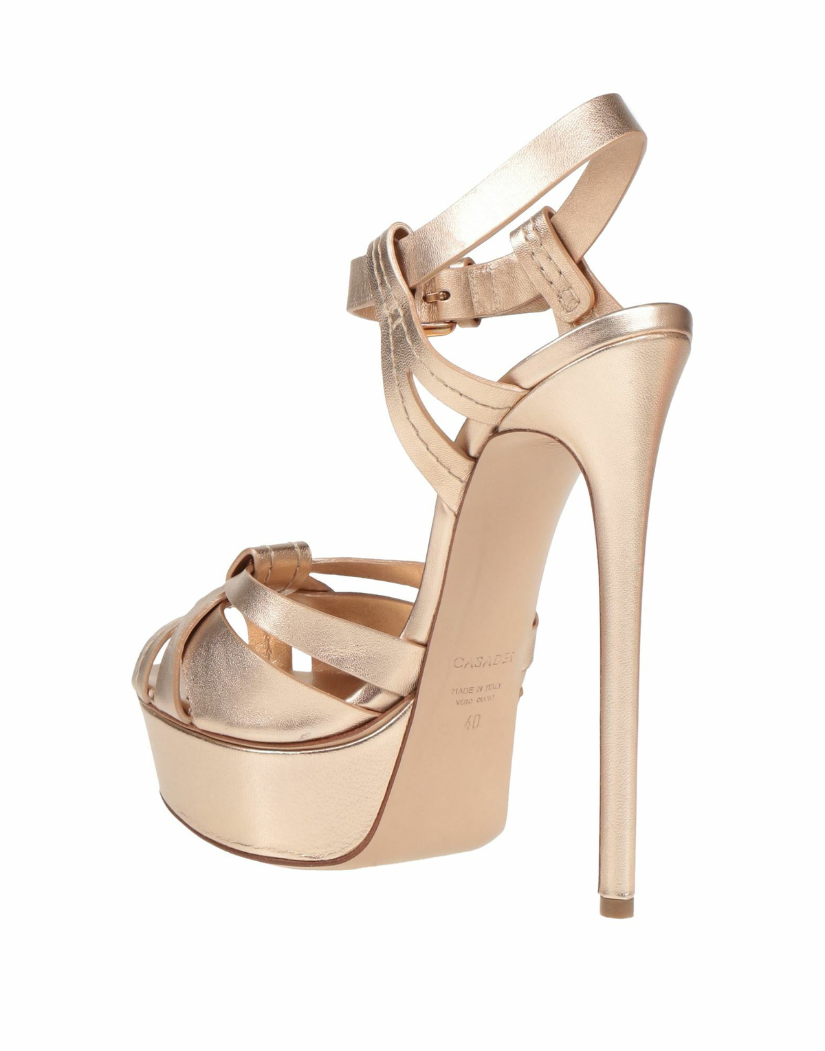 Casadei Womens Sandals in Rose gold