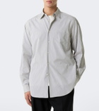 The Row Uday striped cotton poplin shirt