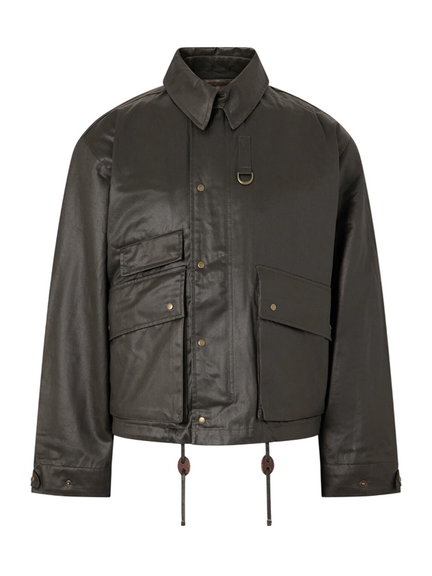 Photo: FrizmWORKS - Waxed-Cotton Jacket - Brown