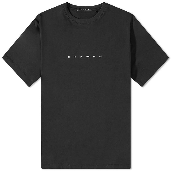 Photo: Stampd Men's Strike Logo Perfect T-Shirt in Black
