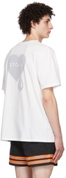 Stolen Girlfriends Club White Crying Heart T-Shirt