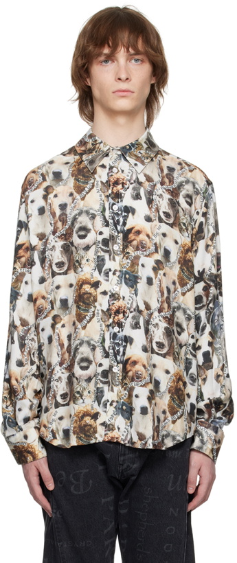 Photo: Martine Rose Brown Cats & Dogs Shirt