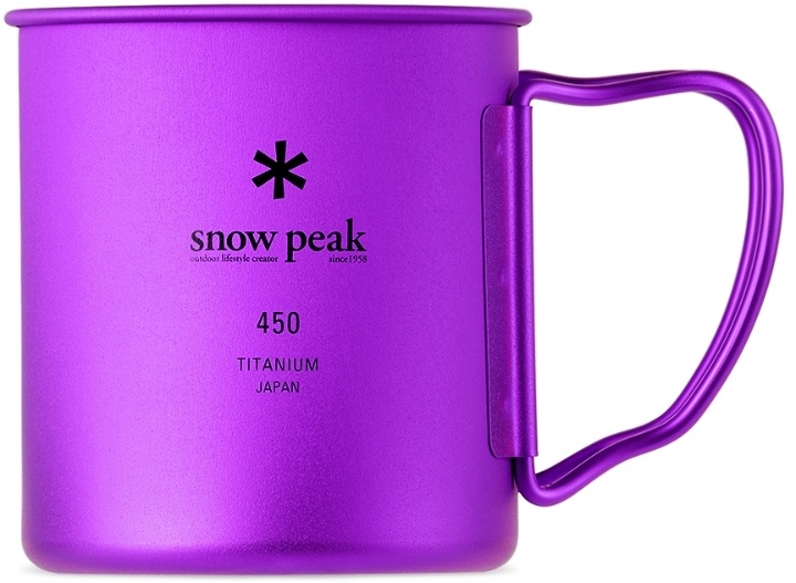 Photo: Snow Peak Purple Ti-Single 450 Cup