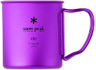 Snow Peak Purple Ti-Single 450 Cup