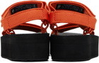 Teva Orange Flatform Universal Sandals
