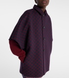 Gucci Single-breasted wool cape