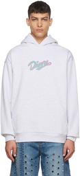 Dime Gray Cotton Hoodie