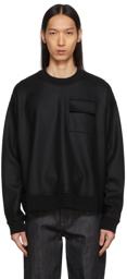 Jil Sander Black Flap Pocket Sweatshirt