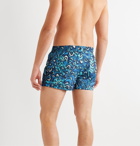Dolce & Gabbana - Slim-Fit Short-Length Printed Swim Shorts - Blue