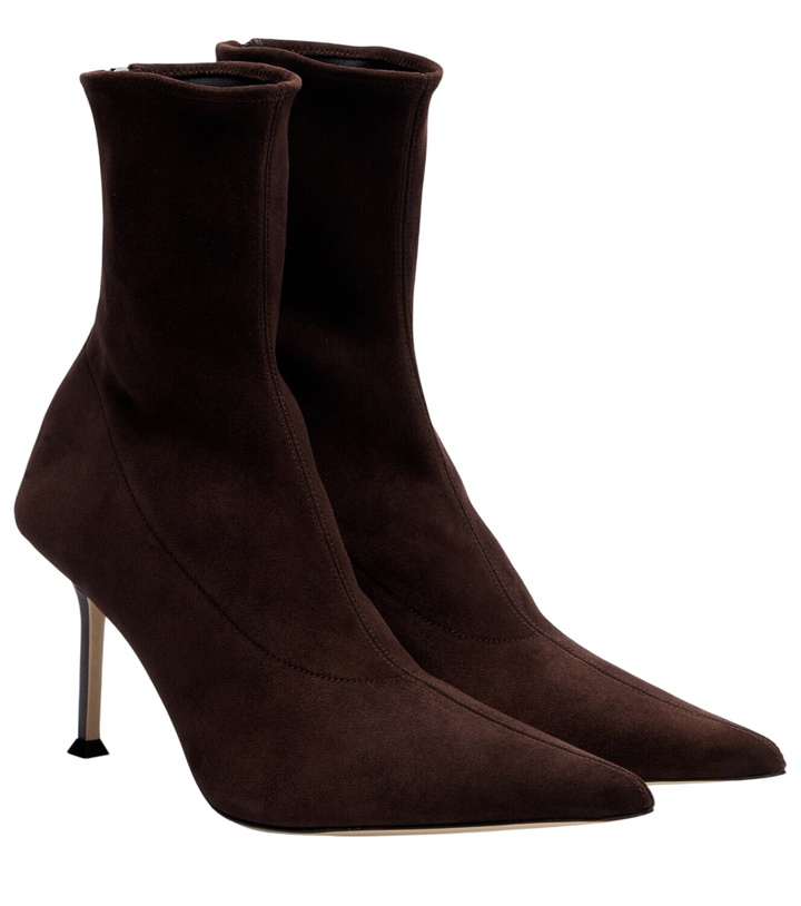 Photo: Christen Helix 75 suede ankle boots