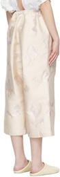 Tricot Comme des Garçons Beige Polyester Trousers