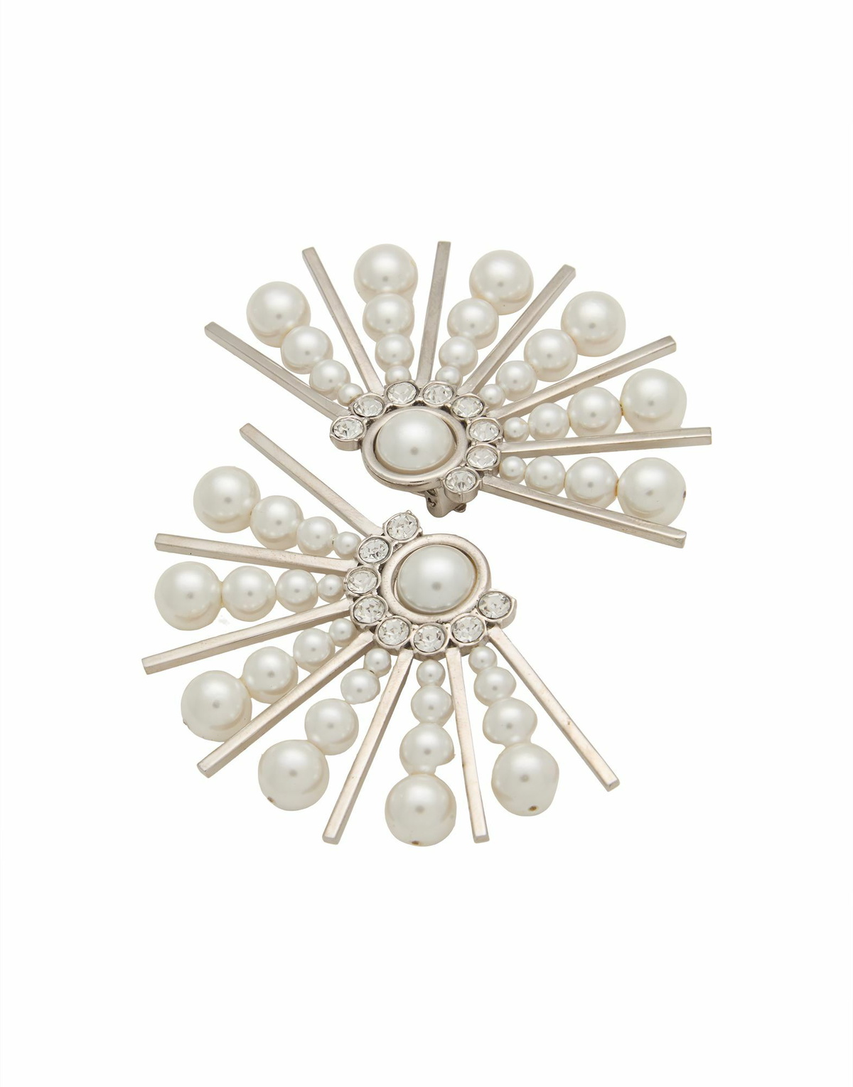 Alberta Ferretti Womens Earrings in White