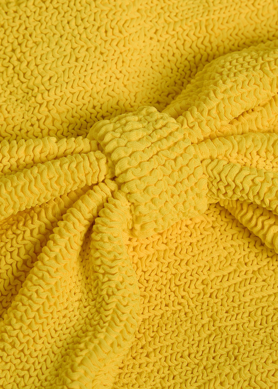 Hunza G Jean Crinkle Bikini - Yellow - One Size