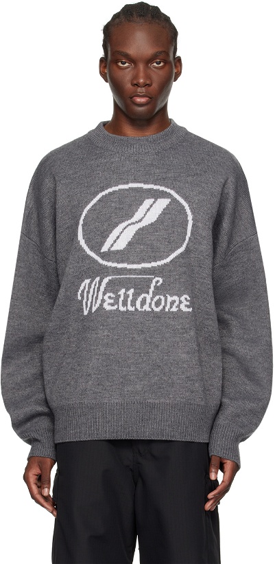 Photo: We11done Gray JQD Sweater