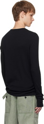 Ann Demeulemeester Black Greg Long Sleeve T-shirt