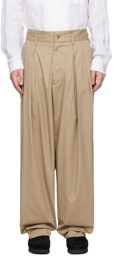 Engineered Garments Beige Bontan Trousers