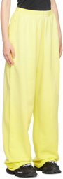 Balenciaga Yellow Large Fit Lounge Pants