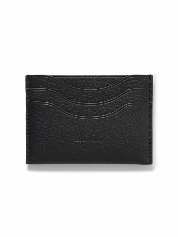 Photo: Loro Piana - Logo-Debossed Full-Grain Leather Cardholder