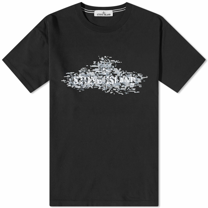Photo: Stone Island Men's Institutional Two Graphic T-Shirt in Black