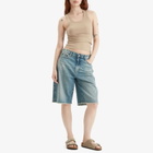 Good American Women's Good Standard Ease Bermuda Shorts in Indigo