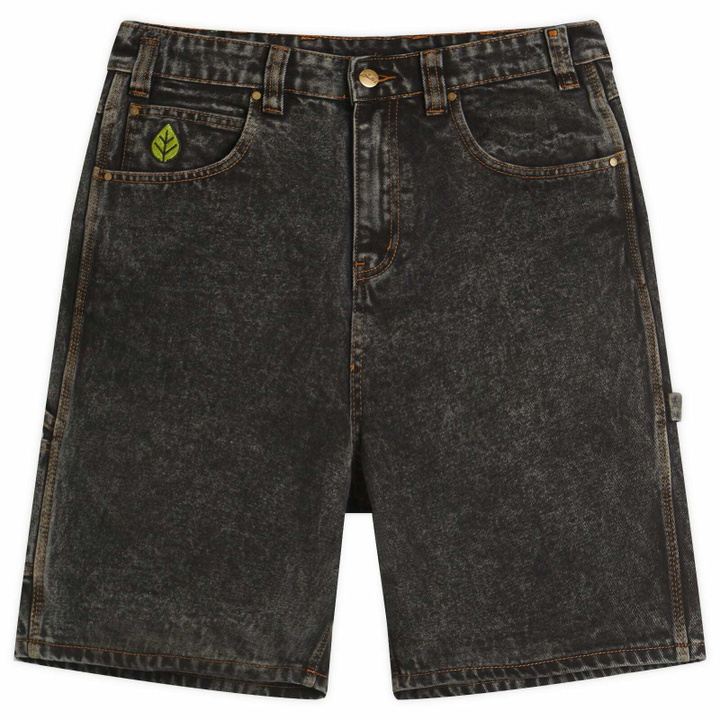 Photo: Butter Goods Men's Weathergear Denim Shorts in Gunmetal