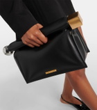 Jacquemus La Pochette Rond Carré leather clutch