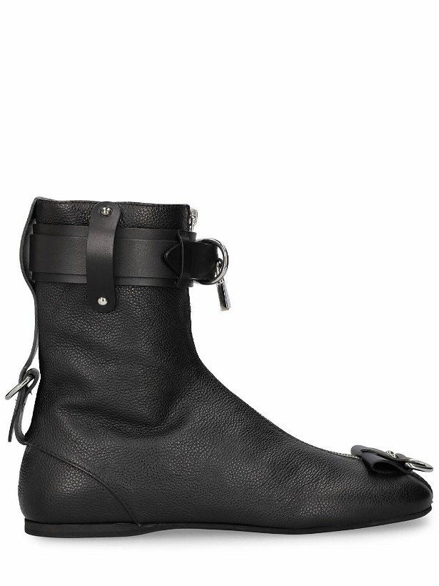 Photo: JW ANDERSON - Punk Leather Ankle Boots