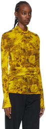 Kwaidan Editions Yellow Viscose Mini Dress