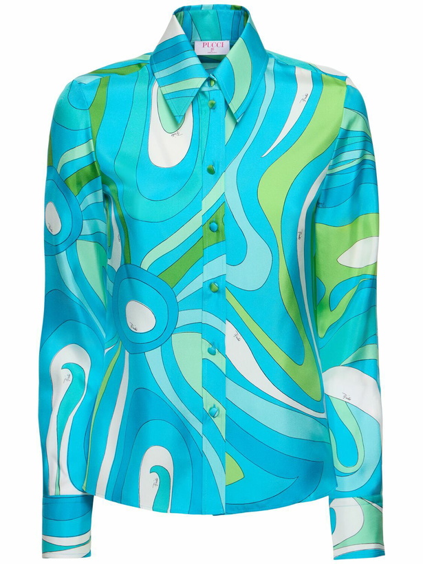 Photo: PUCCI Printed Silk Twill Shirt