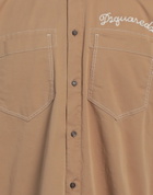 Dsquared2 Mens Shirt Camel