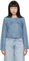 rag & bone Blue Faded Denim Jacket