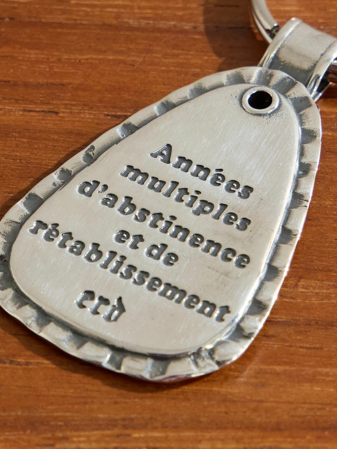 Enfants Riches Déprimés - NA Engraved Silver Keyring