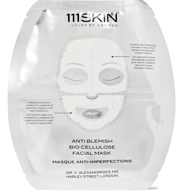 Photo: 111SKIN - Anti Blemish Bio Cellulose Facial Mask - Colorless
