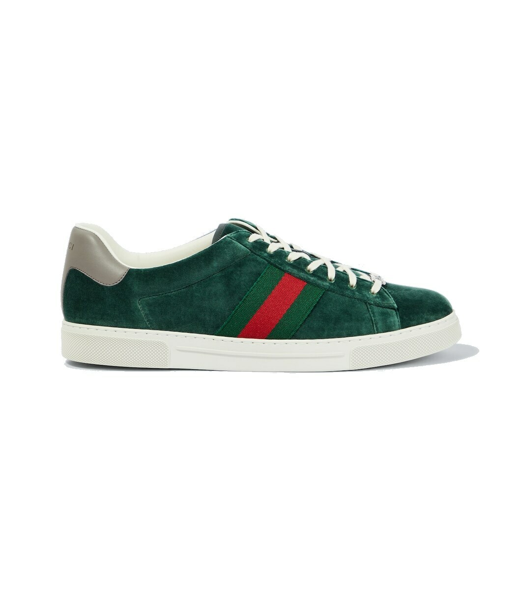 Gucci Ace velvet sneakers Gucci