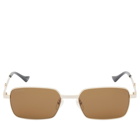 Gucci Men's Eyewear GG1495S Sunglasses in Gold/Brown 