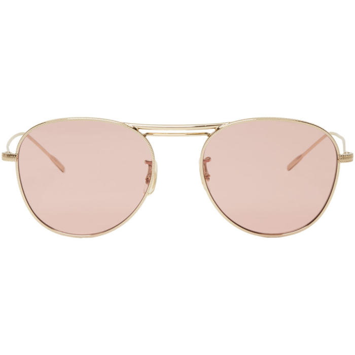 Photo: Oliver Peoples Gold Cade Sunglasses