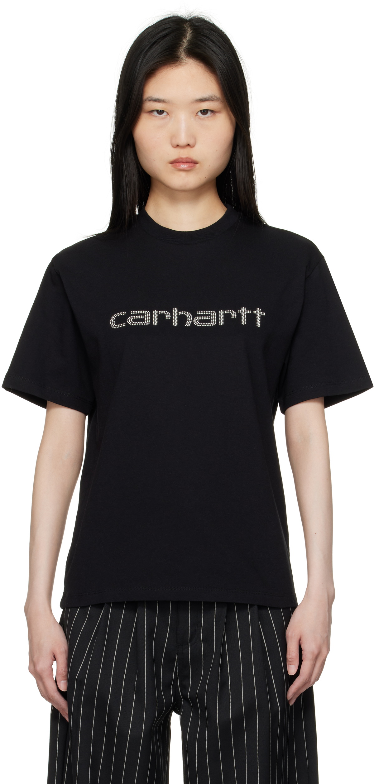Carhartt Work In Progress Black Rivet Script T-shirt