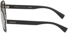 Versace Black & Silver Medusa Retro Charm Sunglasses