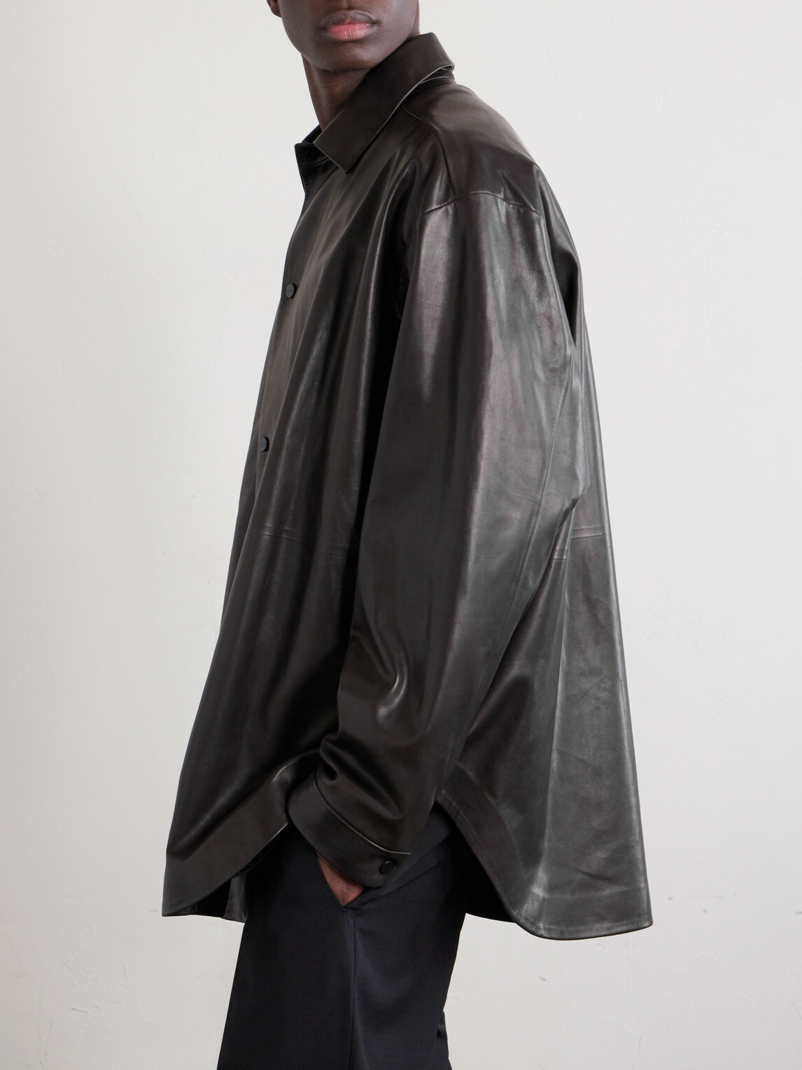 Fear of God - Leather Jacket - Brown