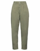 Jijil Womens Pants Military in Green