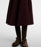 Bottega Veneta Knot knitted midi skirt