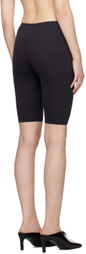 Issey Miyake Black Skin Shorts