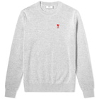 AMI A Heart Logo Crew Knit