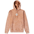 Air Jordan Men's Washed Fleece Popover Hoody in Mineral Clay