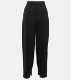 Loewe - High-rise wool pants