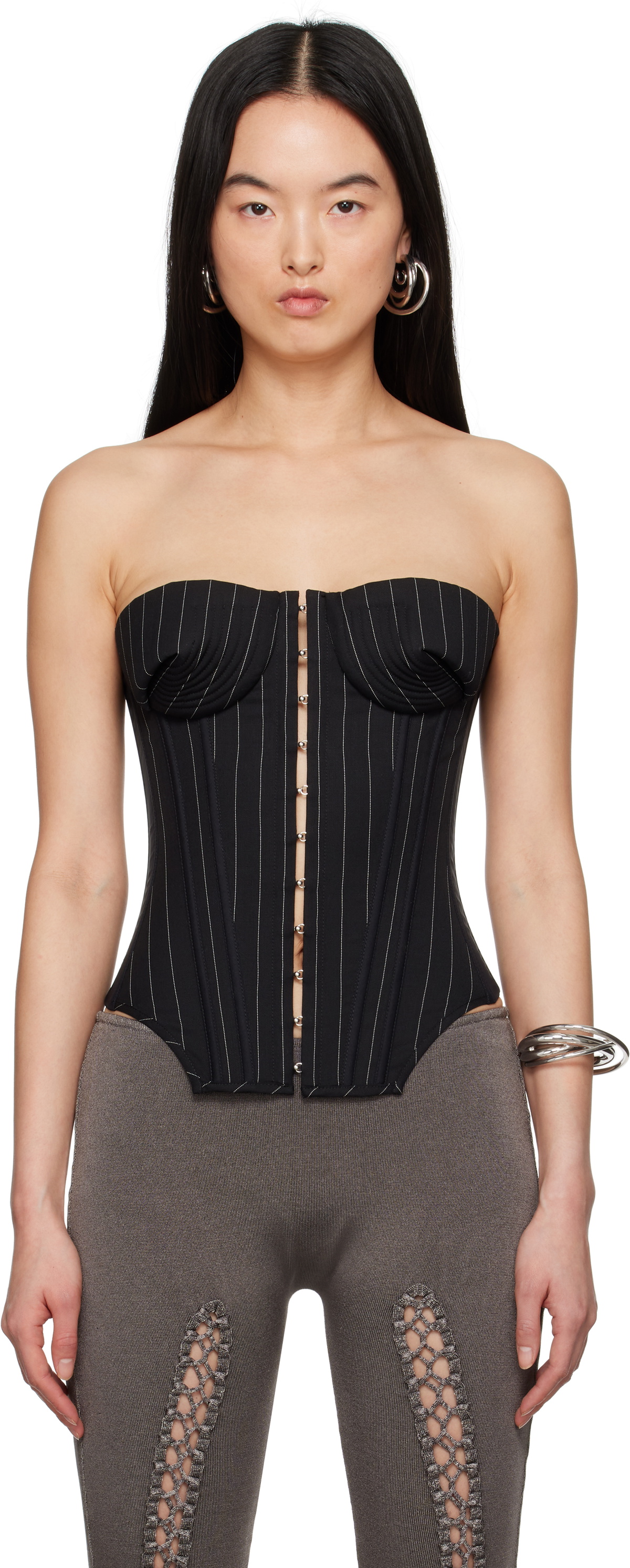 Jean Paul Gaultier SSENSE Exclusive Black 'The Bi-Material Suit